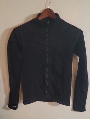 Black Full-Zip Lightweight Jacket